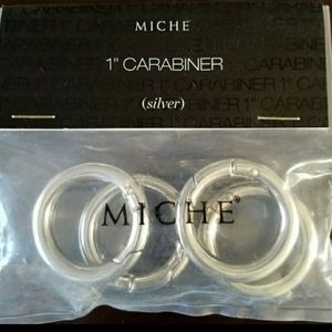 1" Silver Carabiners